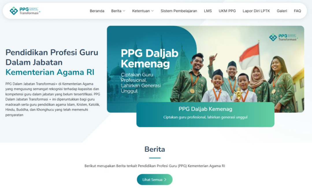 Kemenag Siapkan Laman PPG Daljab 2025, Guru Dapat Akses Mudah Informasi dan Pembelajaran