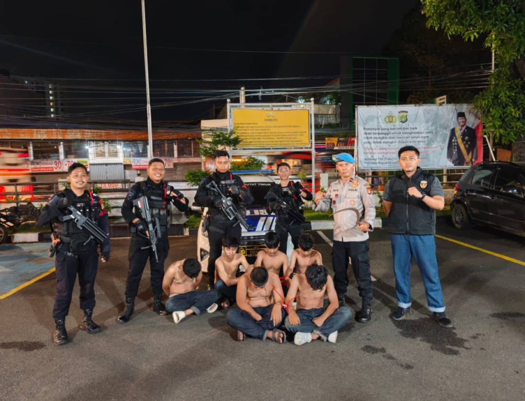 Polisi Gagalkan Tawuran di Ciputat, Amankan Enam Remaja