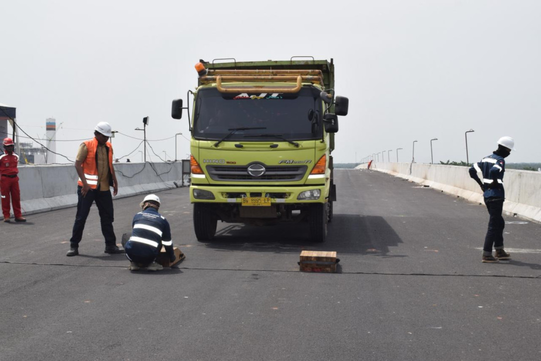 Jembatan Musi V Lakukan Uji Laik Fungsi
