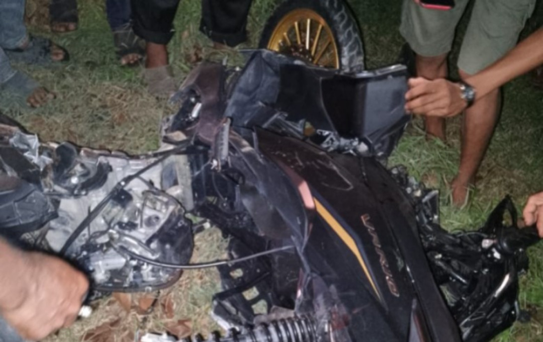 Kecelakaan Maut di Desa Limau Manis, Pengendara Motor Tewas Ditempat