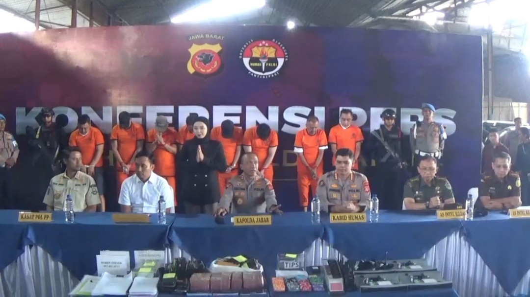 44 Tersangka Judi Kasino di Bandung Ditangkap Polisi