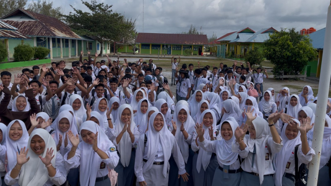 Siswa SMAN 1 Jemaja Sampaikan Terima Kasih ke Presiden Prabowo atas Program MBG