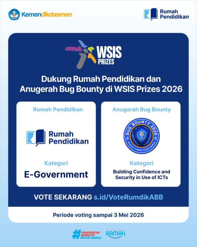 Dua Inovasi Kemendikdasmen Masuk Nominasi WSIS Prizes 2026