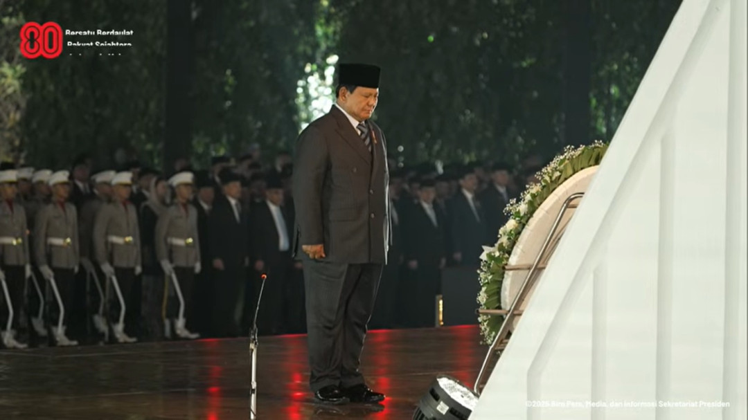 Presiden Prabowo Pimpin Renungan Suci di TMP Kalibata