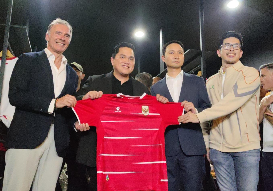 Erick Thohir Soroti Unsur Budaya dalam Jersei Baru Timnas Indonesia