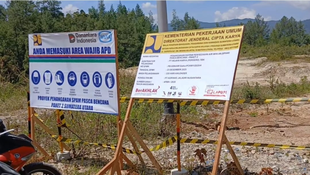 Menteri PU Tinjau Pembangunan IPA Sipoholon, Targetkan Kapasitas 100 Liter per Detik