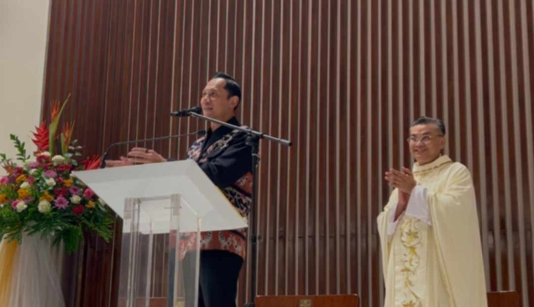 Menko AHY di Misa Paskah: Perdamaian adalah Ikhtiar yang Harus Terus Diperjuangkan