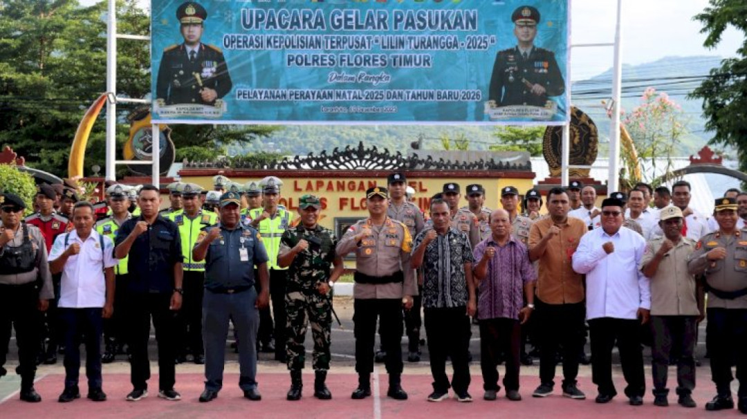 Polres Flores Timur Bangun Sinergitas Jaga Kamtibmas Jelang Nataru