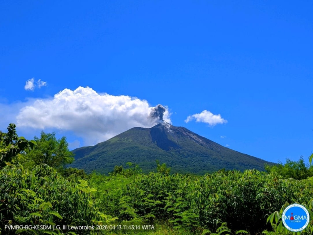 Gunung Ile Lewotolok Kembali Erupsi, Warga Diminta Waspada Potensi Bahaya