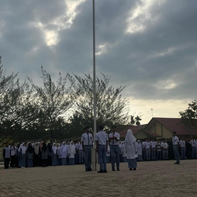 SMAN 4 Kejuruan Muda Aceh Tamiang Kembali Gelar KBM Pascabencana