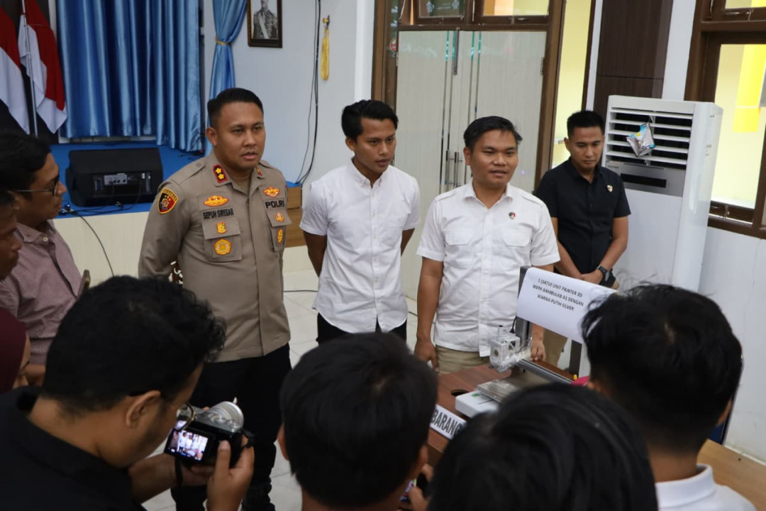 Polres Siak Tetapkan Oknum Guru Tersangka Kasus Ledakan Senapan 3D Printer