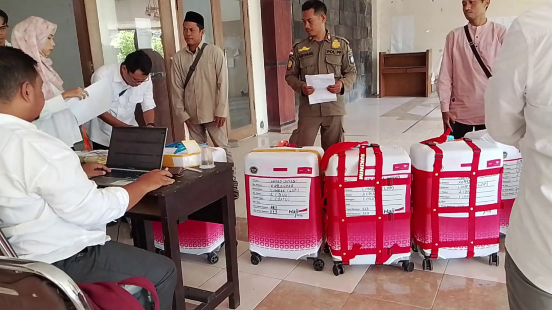 CJH Kloter 2 Lombok Tengah Mulai Kumpulkan Koper, Siap Berangkat ke Tanah Suci