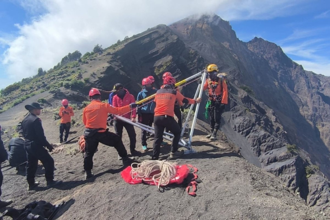 Basarnas Klarifikasi Evakuasi Juliana di Rinjani: Kami Sudah Maksimal