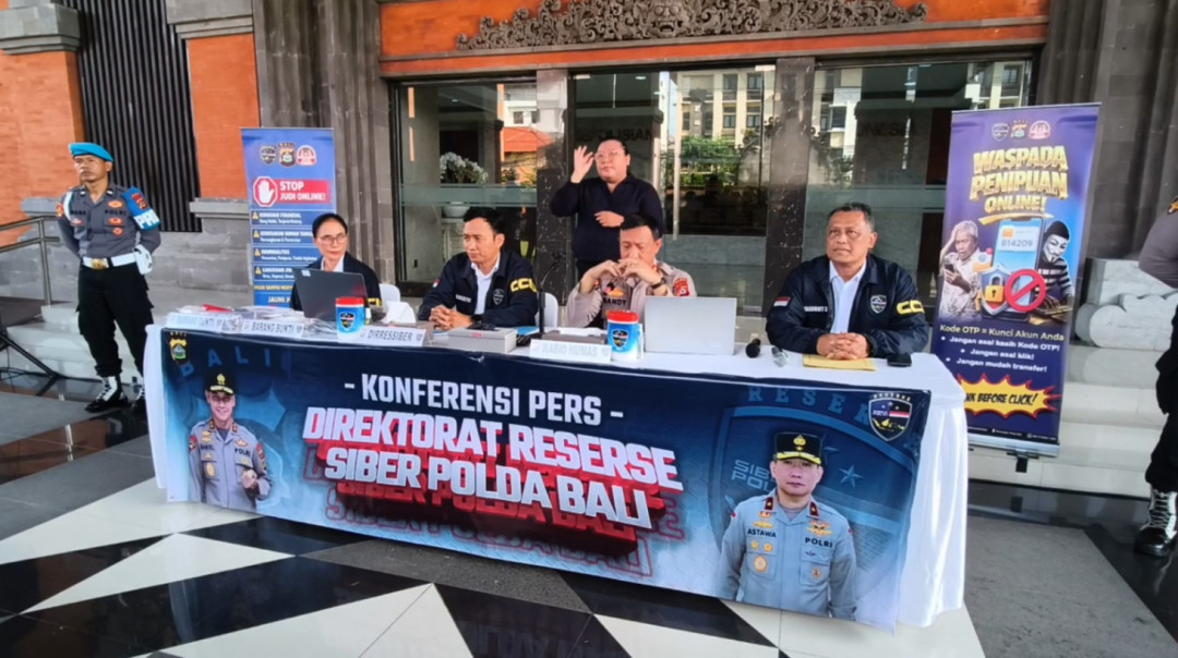 Polda Bali Bongkar Komplotan Judol, 4 Tersangka Pernah Beroperasi di Filipina dan Kamboja