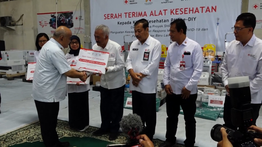 PMI DIY Terima Bantuan Alat Kesehatan, Perkuat Layanan Kegawatdaruratan