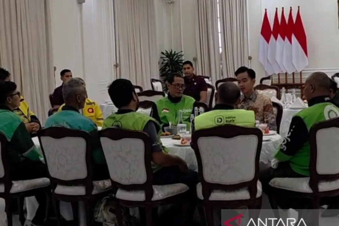 Wapres Gibran Bertemu Perwakilan Ojol di Istana, Dengarkan Aspirasi Situasi Terkini