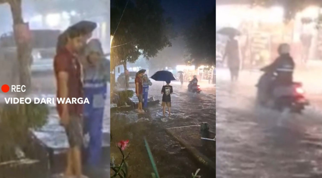 Sejumlah Rumah Warga di Gunungkidul Tergenang Air Akibat Hujan Deras