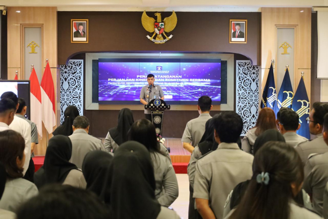 Awali 2026, Kemenkum Riau Perkuat Zona Integritas