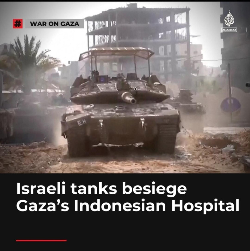12 tewas di RS Indonesia di Gaza oleh militer Israel