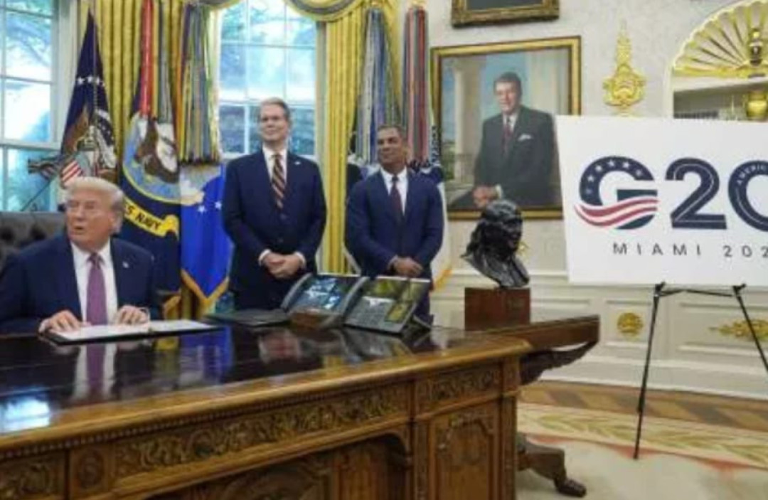 Trump Batal Hadiri G20 di Afrika Selatan, Pilih Miami sebagai Tuan Rumah G20 2026
