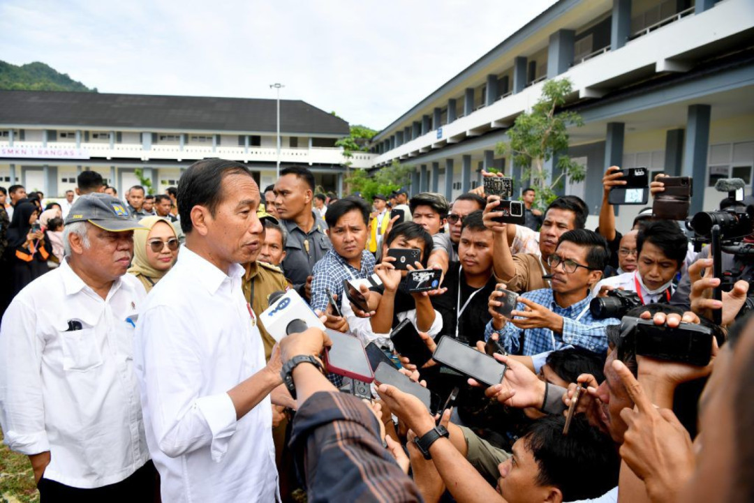 Presiden Jokowi Resmikan Sejumlah Pembangunan Jalan di NTB Senilai Rp 211 Miliar