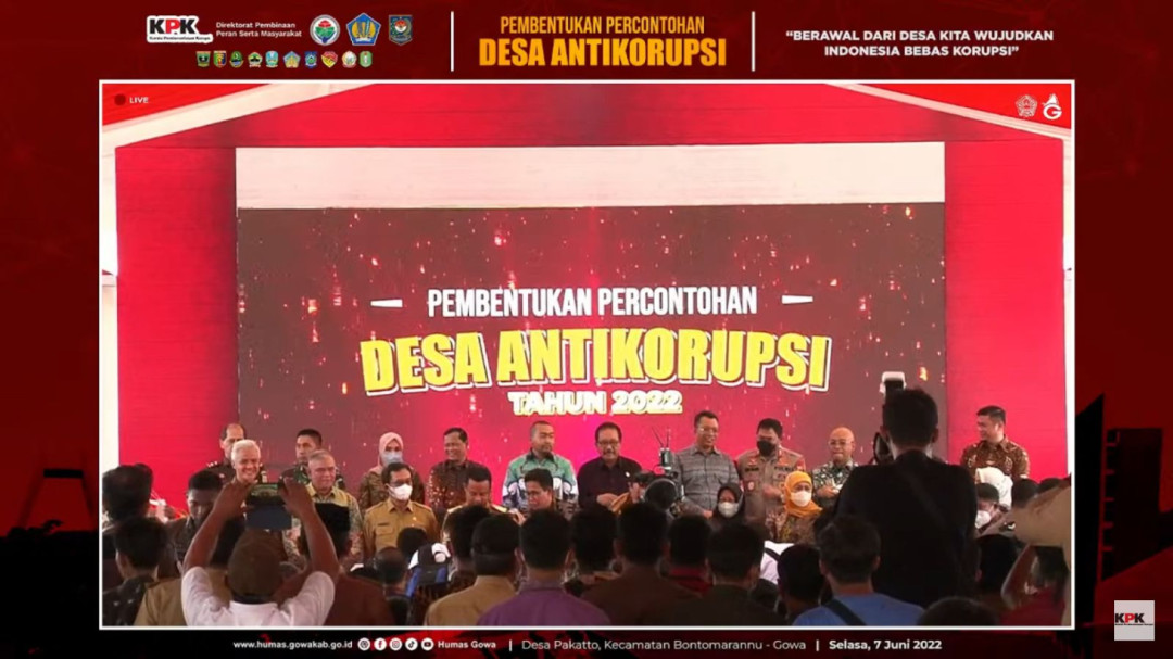 Calon Percontohan Desa Antikorupsi 2022, KPK Pilih 10 Desa