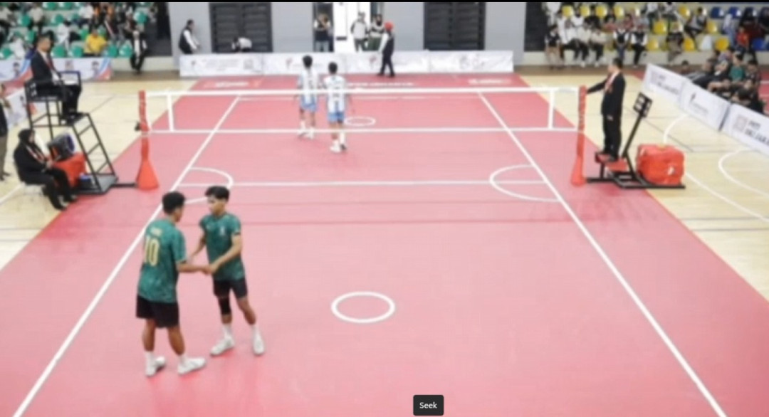 Tim Sepak Takraw Gorontalo Raih Emas di POPNAS XVII 2025