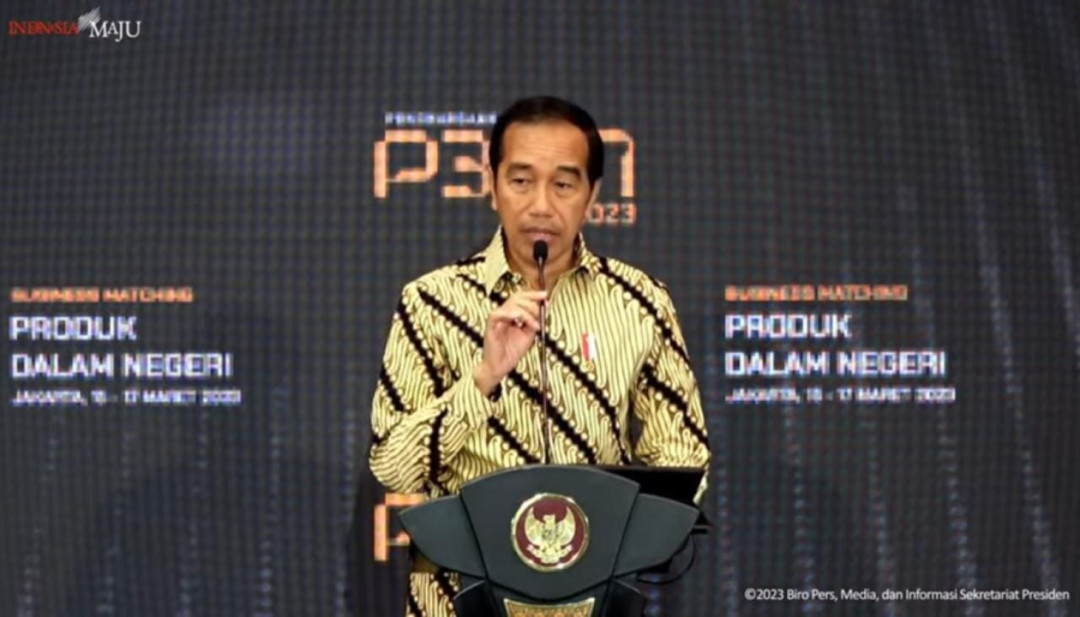 Presiden Jokowi Ingatkan Untuk Disiplin Gunakan Produk Dalam Negeri