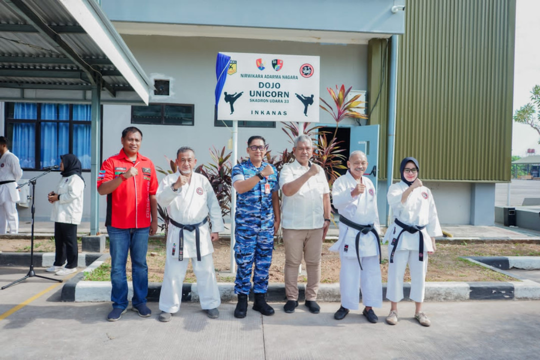 Peresmian Dojo Karate Inkanas Unicorn Skadron 33: Tingkatkan Kedisiplinan dan Kebugaran Prajurit
