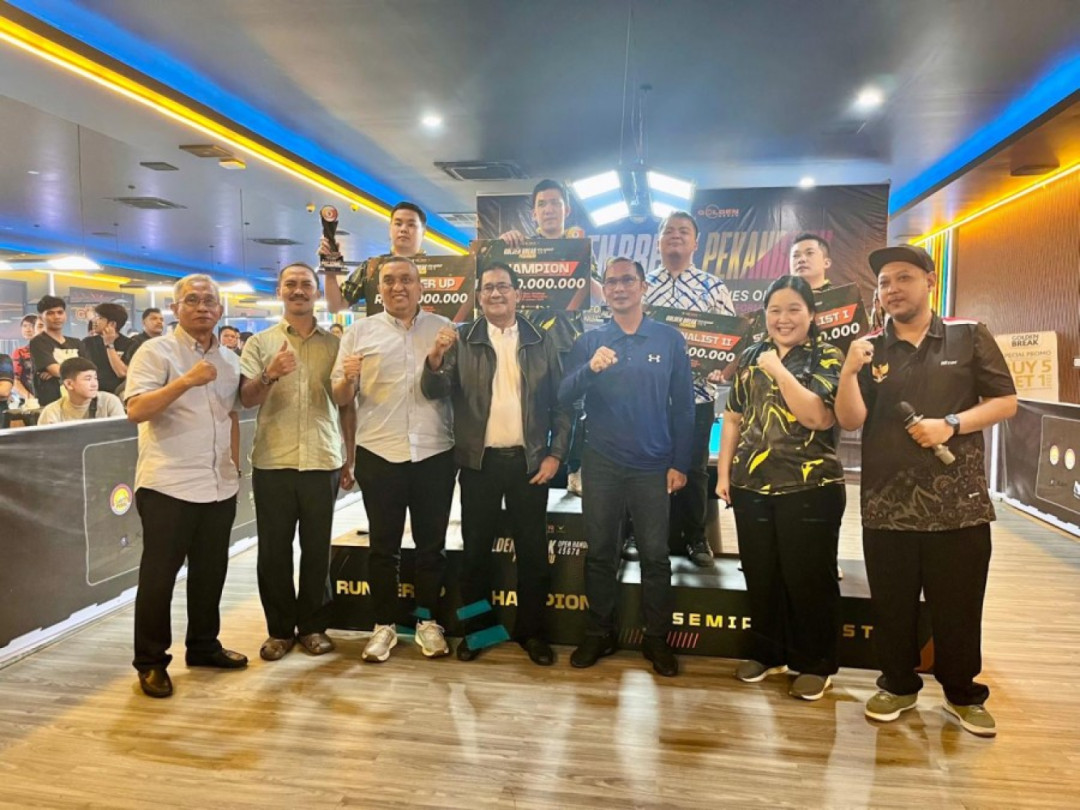 Pebilliards Sumut Juarai Open Tournament Billiards Golden Break 2025