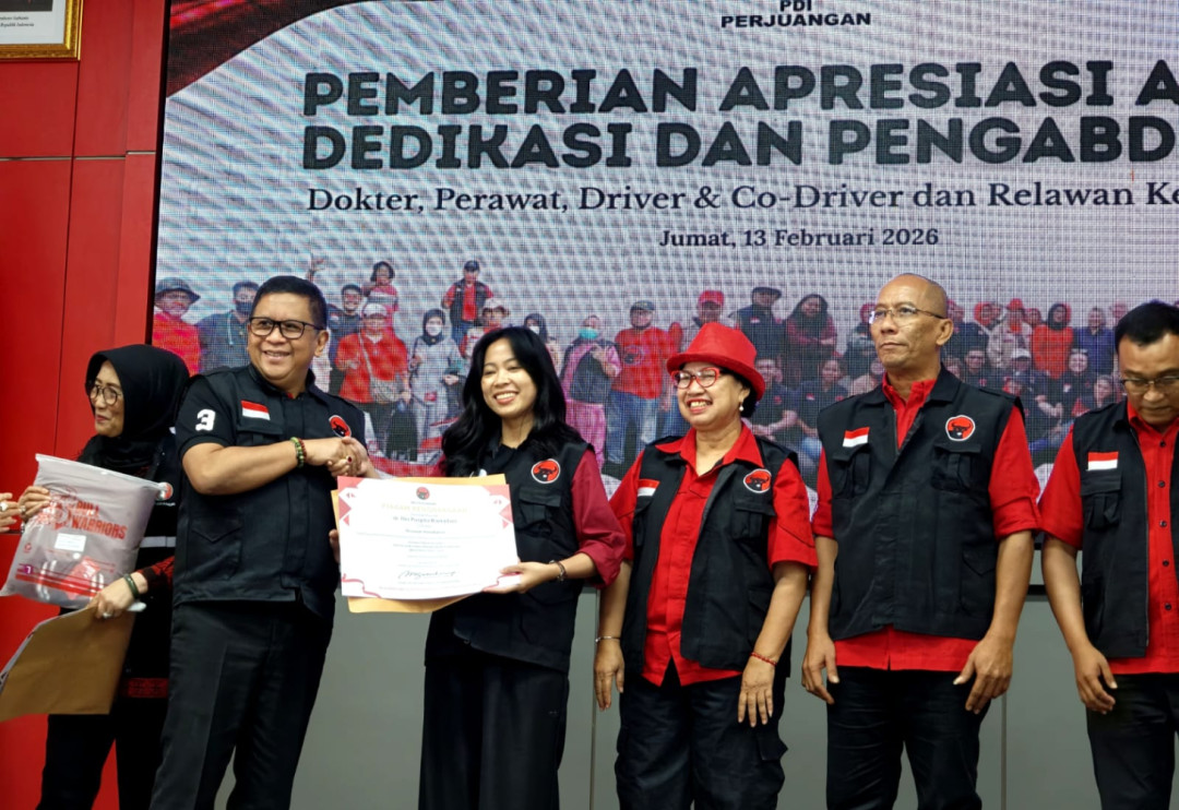PDIP Apresiasi Relawan Kesehatan di Sumatra