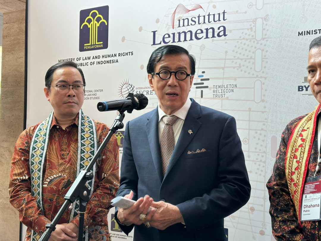 Soal Penetapan Wamenkumham Jadi Tersangka KPK, Menkumham: Silahkan Saja Proses