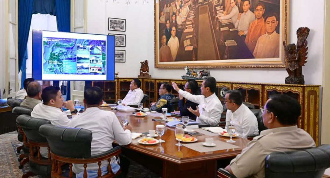 Presiden Prabowo Gelar Ratas di Istana, Bahas Kampung Nelayan Merah Putih