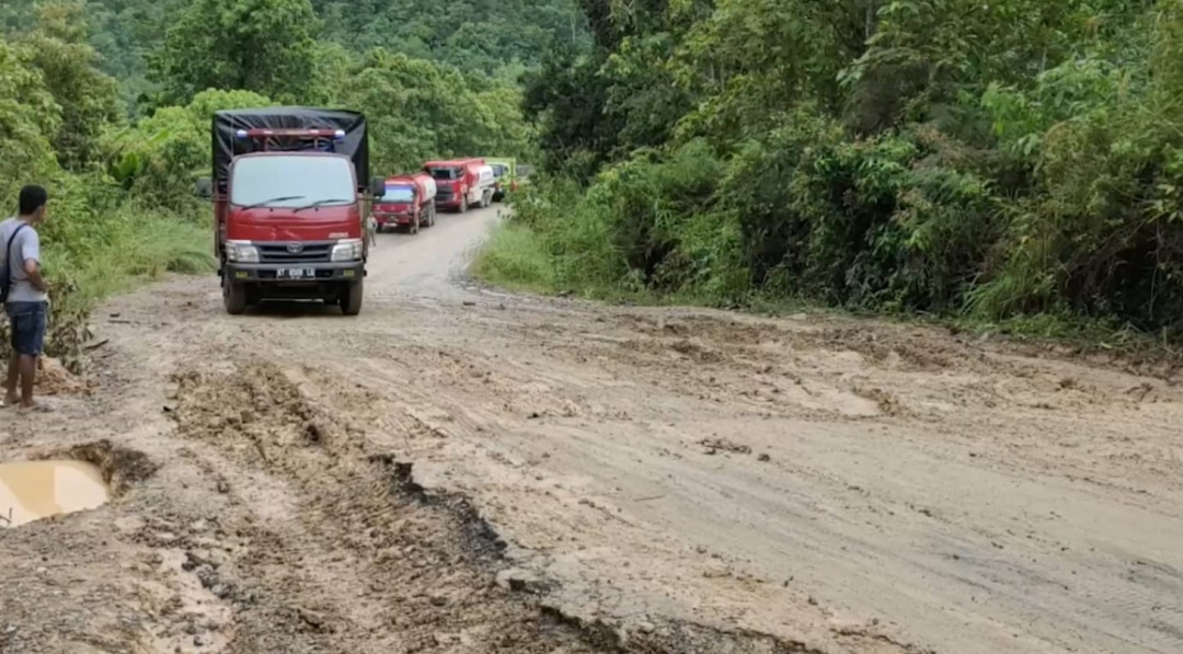 Jalan di Perbatasan Kukar-Kubar Segera Dapat Perhatian Serius dari Gubernur