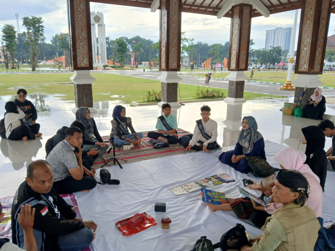 Ngabuburit Literasi Bareng Forum TBM Sidoarjo, Ajak Masyarakat Gemar Membaca