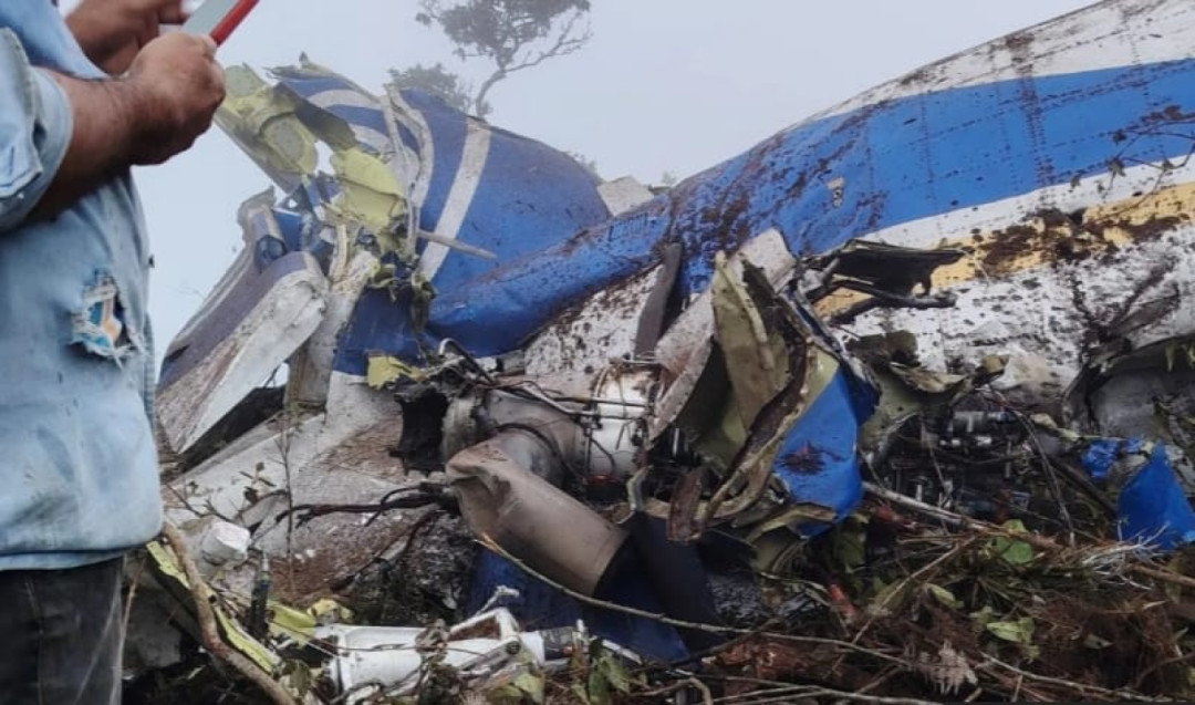 Pesawat Satena Jatuh di Kolombia Utara