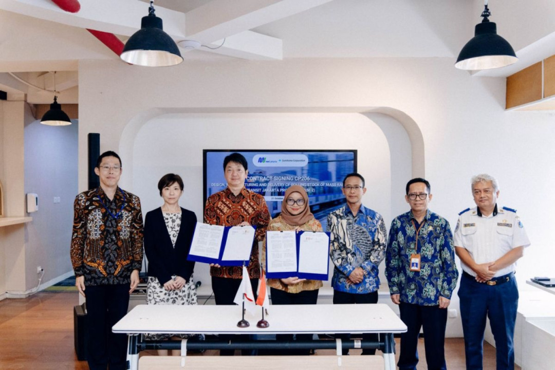 MRT Jakarta Teken Kontrak Pengadaan Delapan Trainset Baru Fase 2A