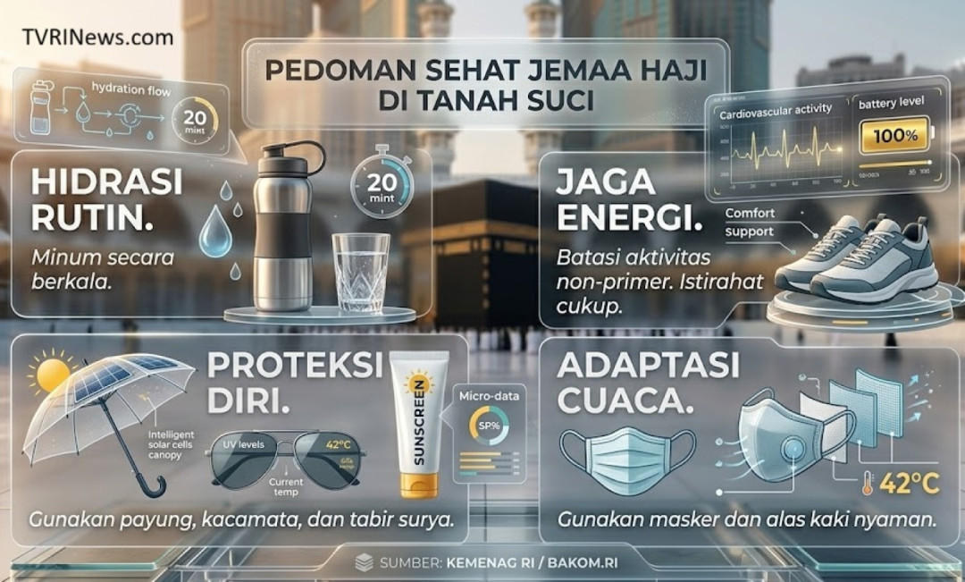 Tips Sehat Jemaah Haji di Tanah Suci