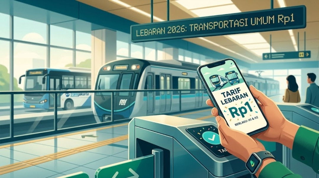 Keliling Jakarta Cuma Rp1 Saat Libur Lebaran