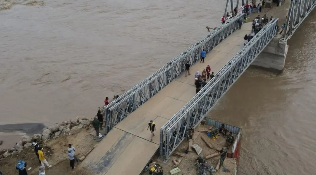 Akses Aceh Tengah-Bireuen Pulih, Jembatan Bailey Berfungsi