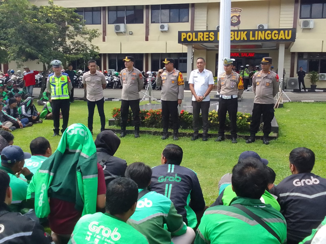 Jelang Idulfitri, Polres Lubukklinggau ajak Ojol jaga Kamtibmas 