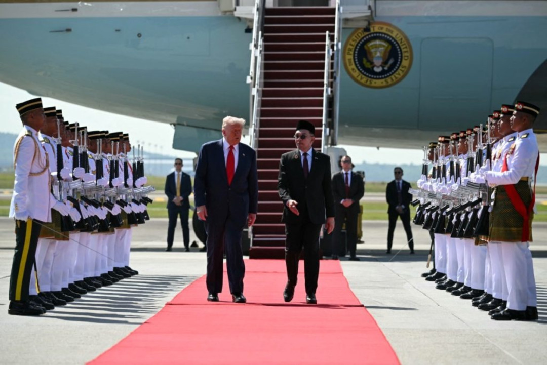 Presiden AS Donald Trump Mendarat di Malaysia, Ada Misi Besar di KTT ASEAN