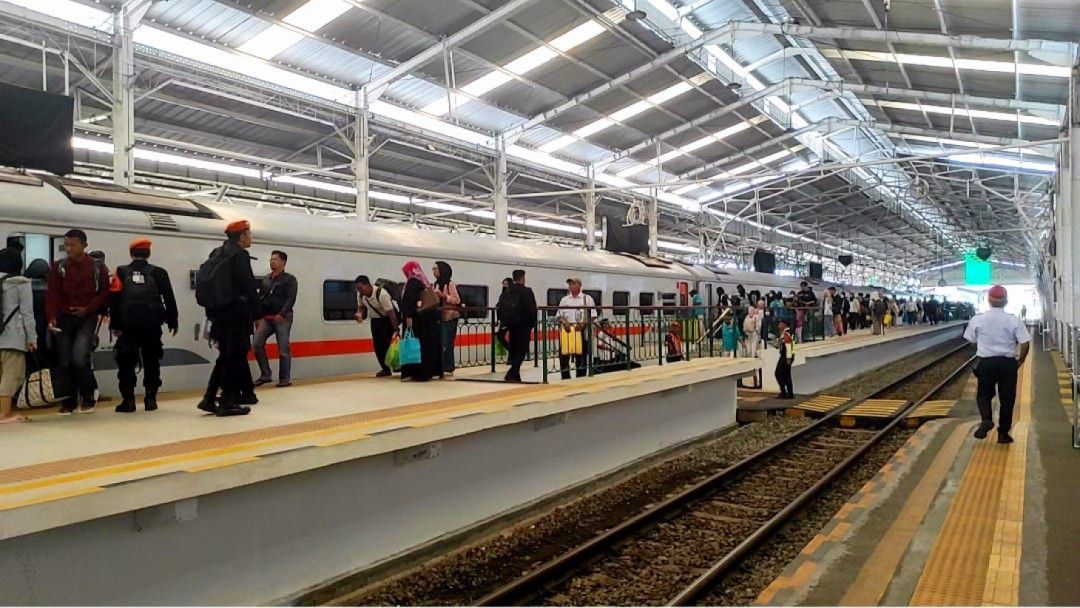 Stasiun Purwokerto Jadi Titik Tersibuk Arus Balik Lebaran