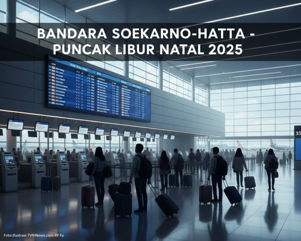Puncak Arus Libur Natal di Bandara Soetta