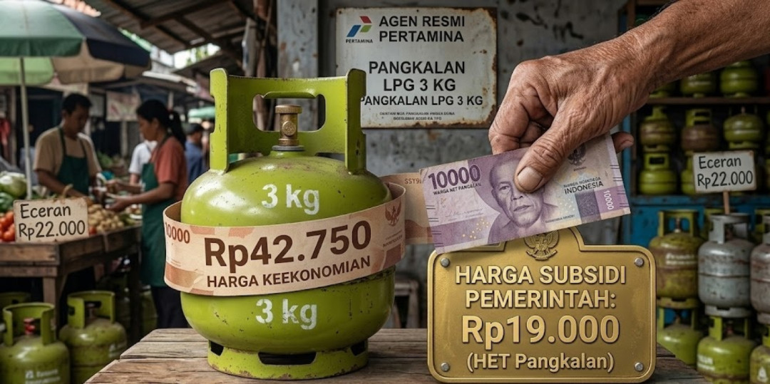 Pemerintah Subsidi Rp30.000 Per Tabung LPG 3 Kg