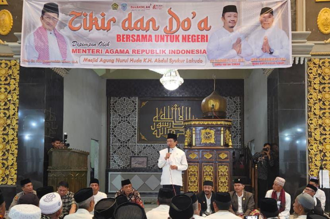 Menag Ajak Umat Beragama Doakan Indonesia Tetap Rukun dan Damai