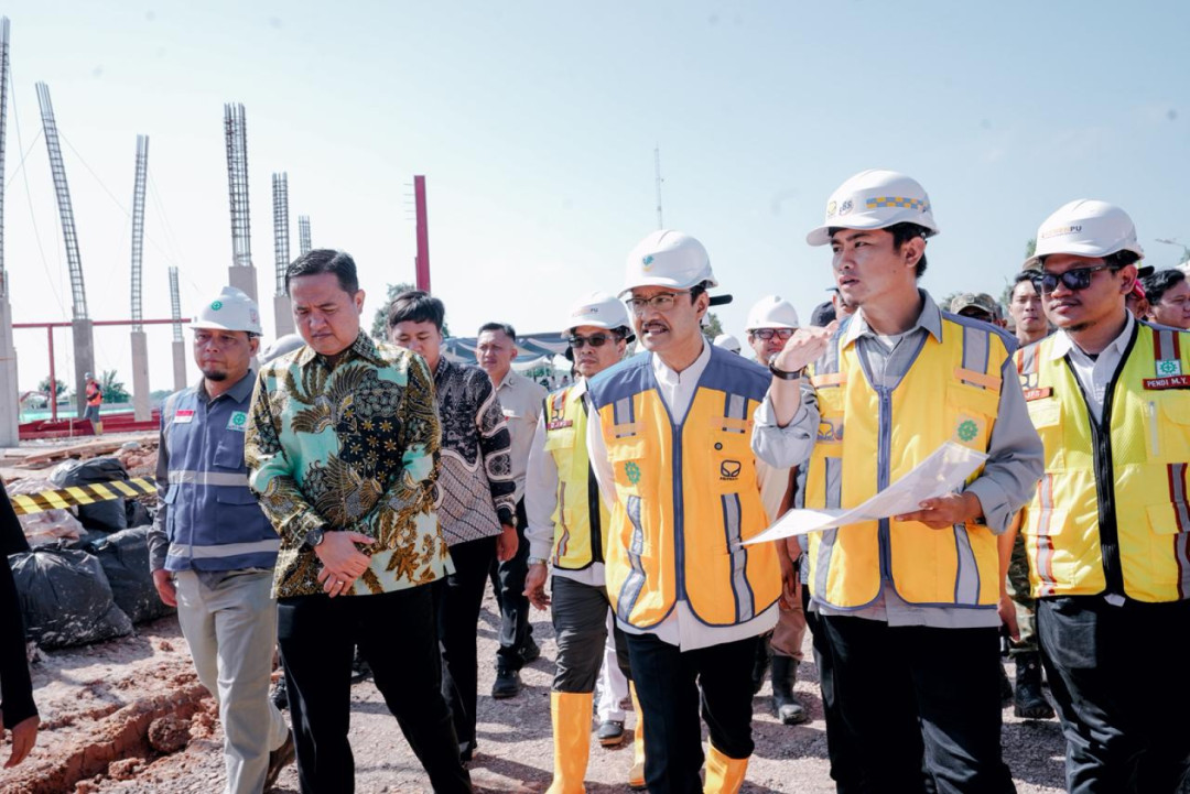 Tinjau Sekolah Rakyat di Lampung, Gus Ipul Optimis Pembangunan Rampung Juni 2026