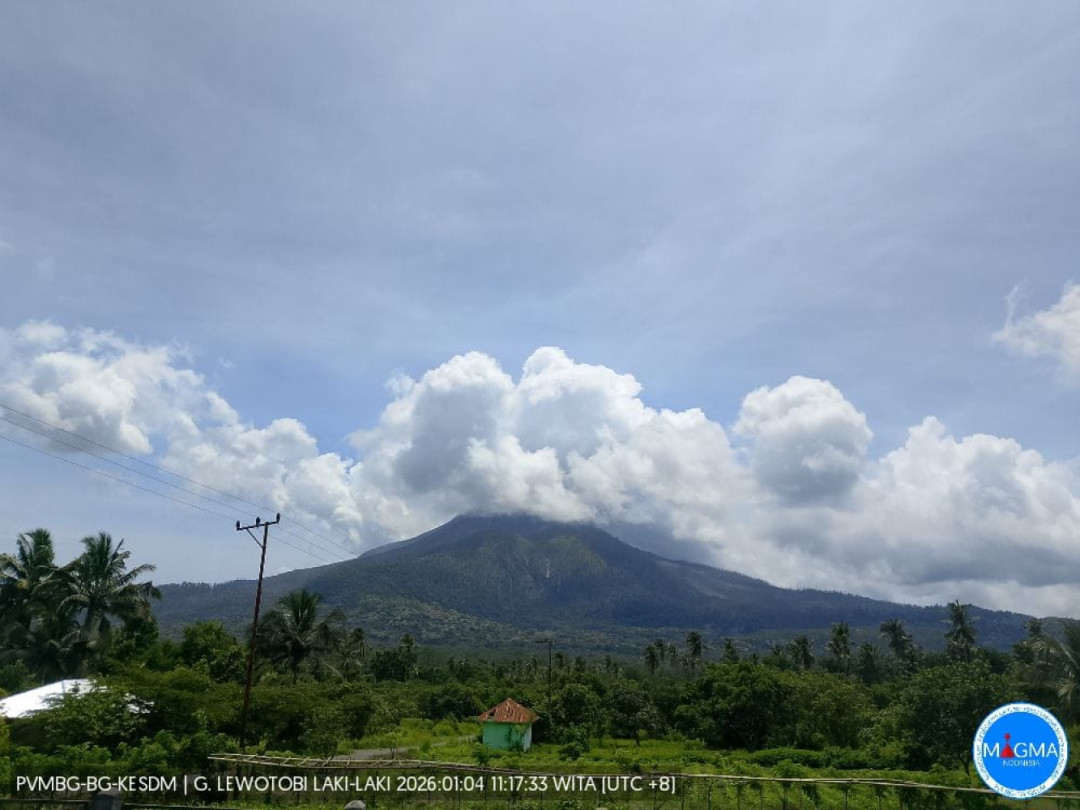 PVMBG: Pergerakan Magma Gunung Lewotobi Laki-Laki Masih Aktif