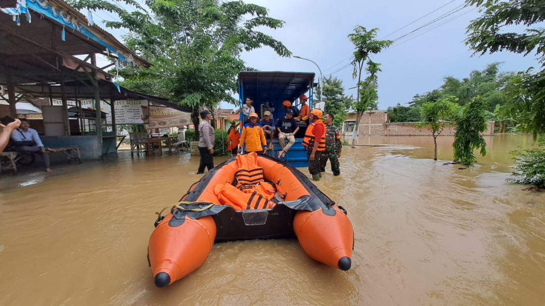 Banjir Surut di Kecamatan Parengan, Tuban, Tanpa Korban Jiwa