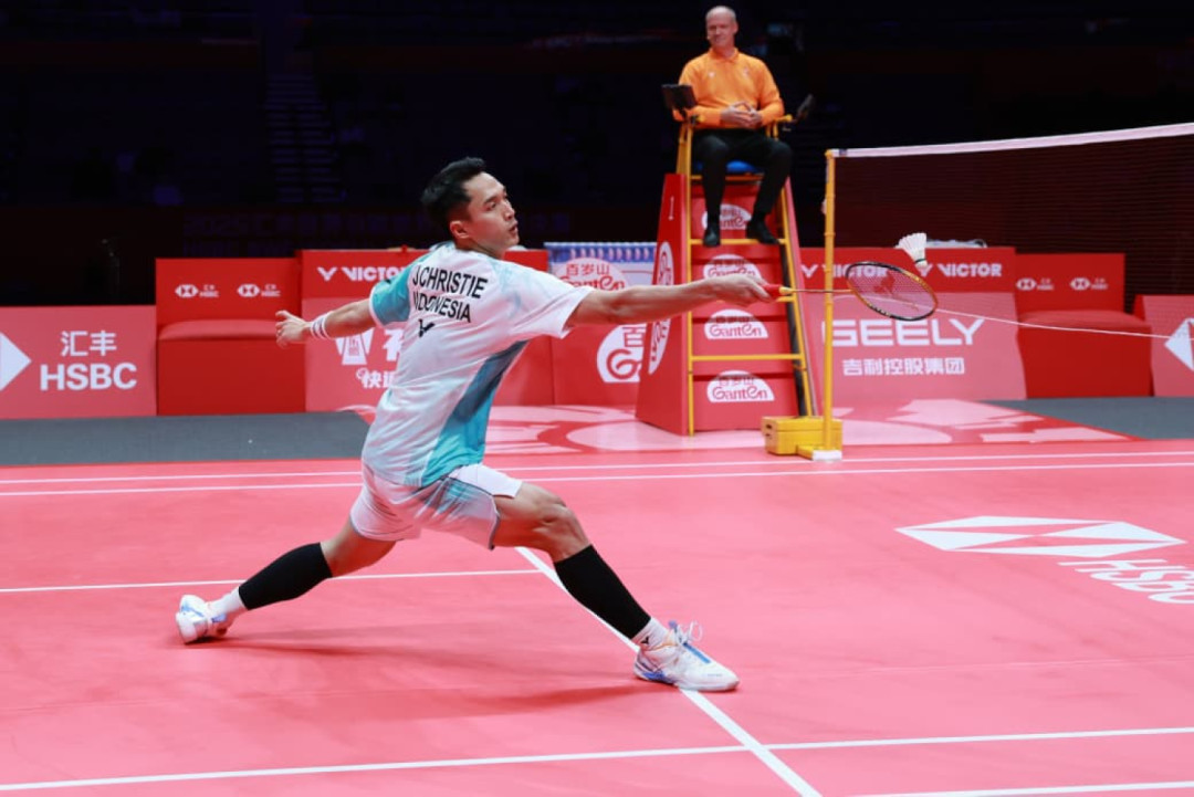 BWF World Tour Finals 2025: Jonatan Christie Tertahan di Dasar Grup A, Peluang ke Semifinal Menipis